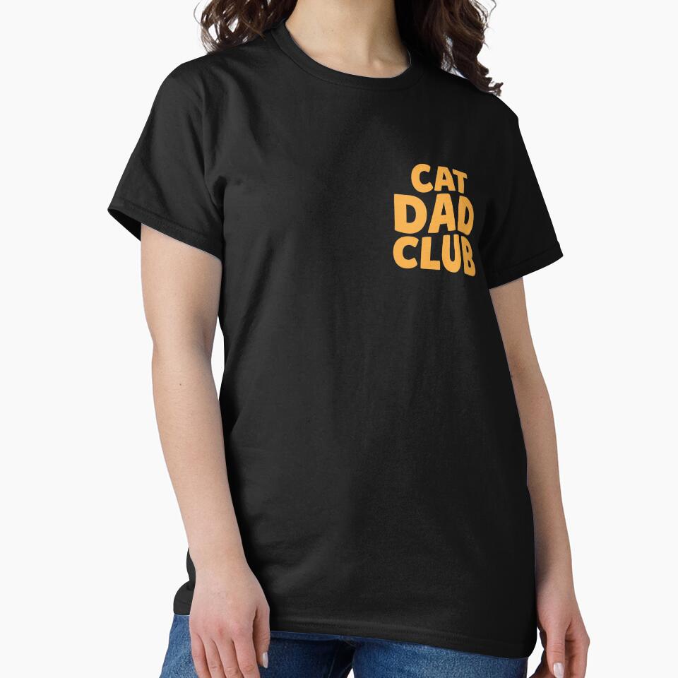 Funny Cat Dad Club – Cute Cat Lover Humor Design by Smay store T-Shirts, Hoodie, Sweatshirt | BlankRebels.com (Image 2)