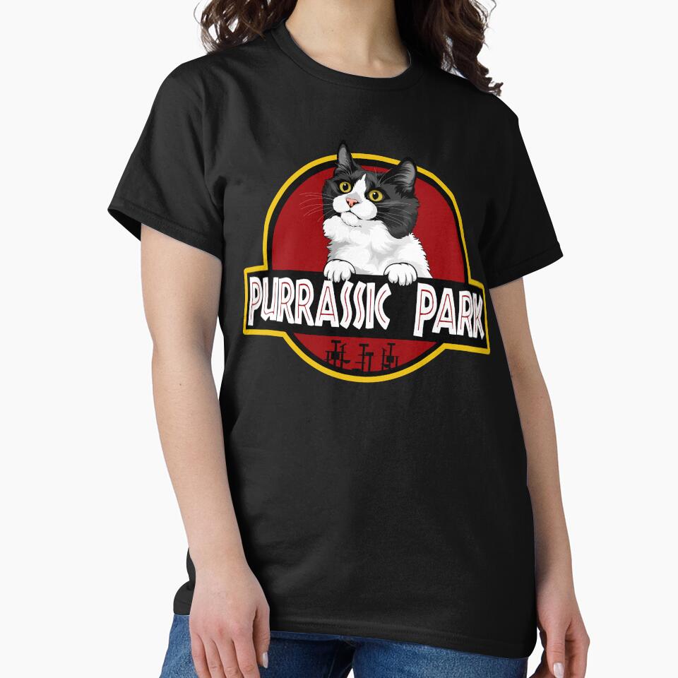 Funny Munchkin Cat Purrassic Park by Funny Shirts Matter Hoodie, Sweatshirt | BlankRebels.com (Image 2)