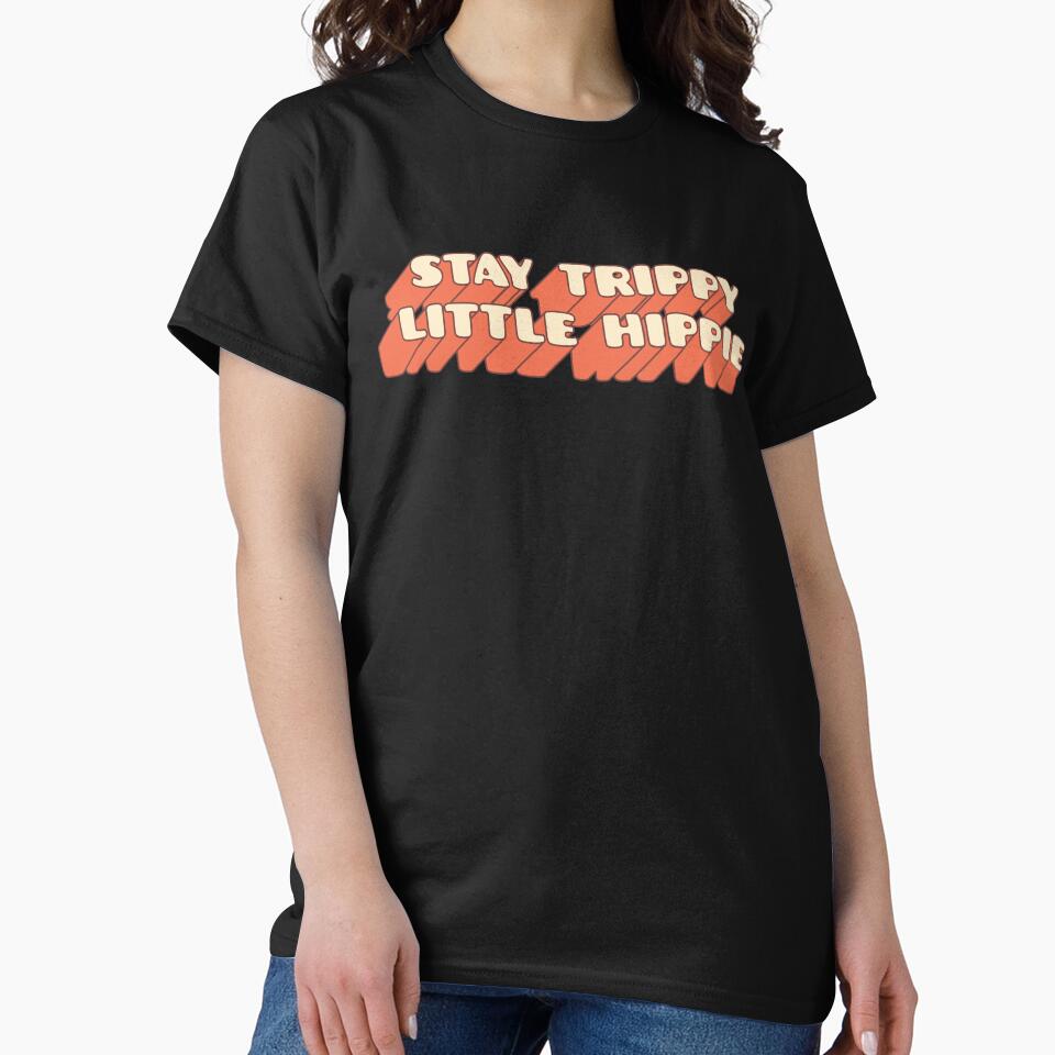 Groovy Stay Trippy Little Hippie by TheFullFantasy T-Shirts, Hoodie, Sweatshirt | BlankRebels.com (Image 2)