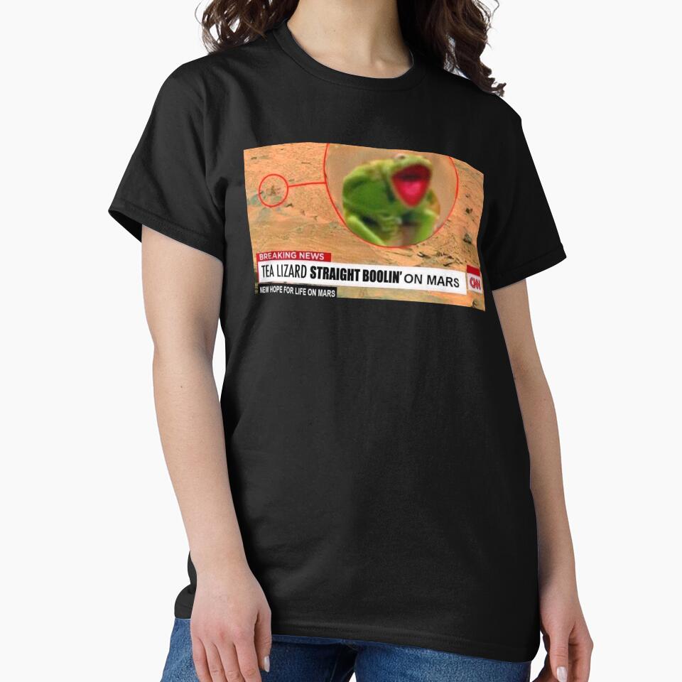 TEA LIZARD STRAIGHT BOOLIN by meme-stuff T-Shirts, Hoodie, Sweatshirt | BlankRebels.com (Image 2)