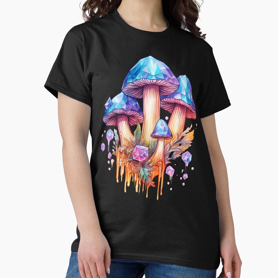 The Healing Properties of Crystal Mushrooms by Celestial Charm Co T-Shirts, Hoodie, Sweatshirt | BlankRebels.com (Image 2)