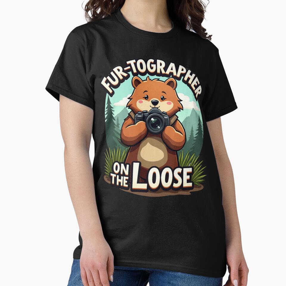 Fur-Tographer On The Loose by PerkzPrints T-Shirts, Hoodie, Sweatshirt | BlankRebels.com (Image 2)