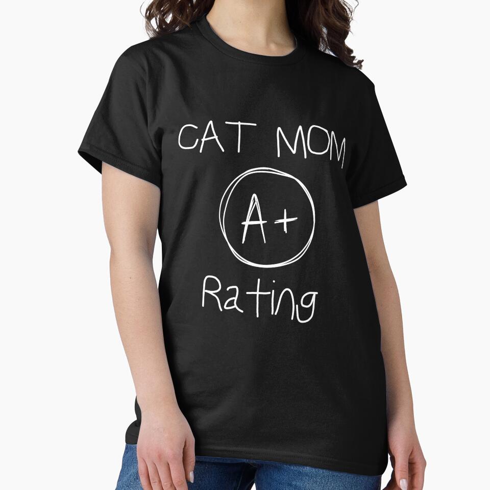 Cat Mom A+ Rating Shirt, Cat Lover Shirt by Sleepy Cat Design Hoodie, Sweatshirt | BlankRebels.com (Image 2)