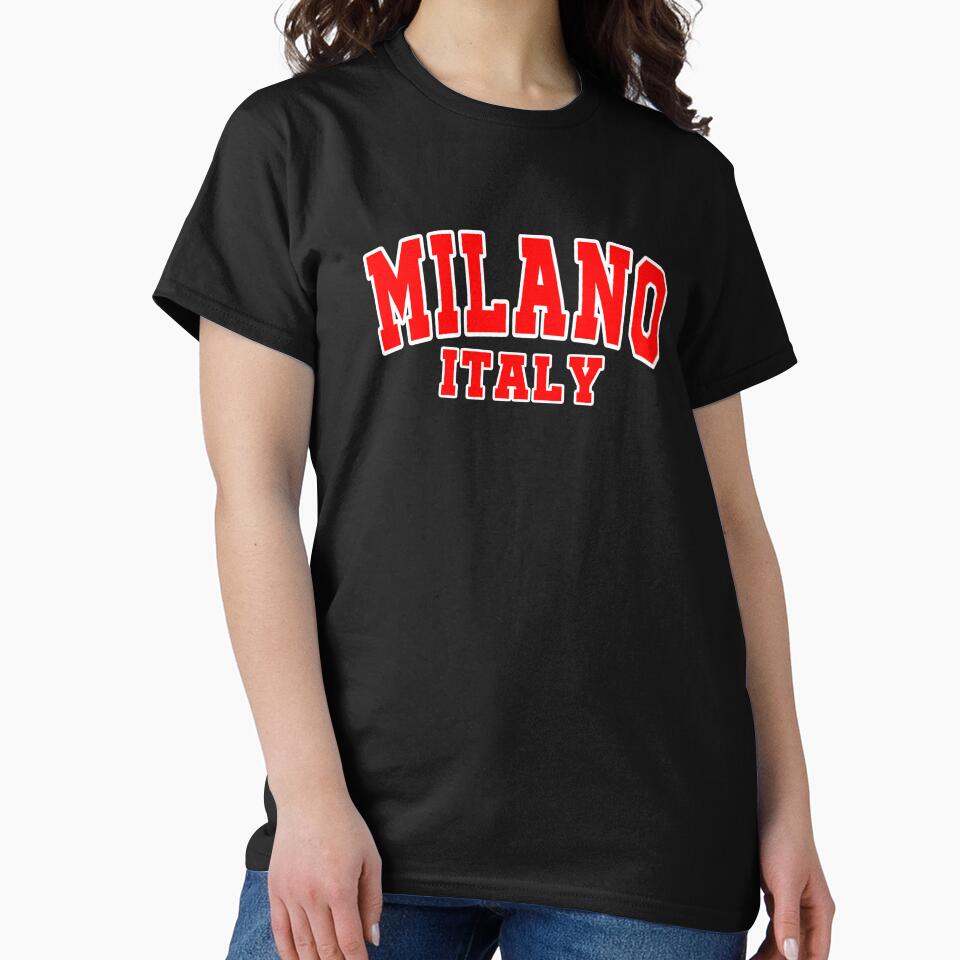 Milano Italy Sweatshirt Red by Penxilstudio