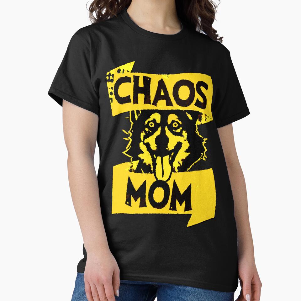 Chaos Mom: Funny Dog – Punk Pet Lover Design by VikArtStudio T-Shirts, Hoodie, Sweatshirt | BlankRebels.com (Image 2)
