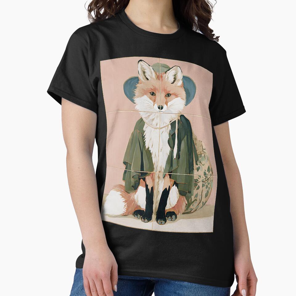 The Charming Cottagecore Fox by bapupa T-Shirts, Hoodie, Sweatshirt | BlankRebels.com (Image 2)