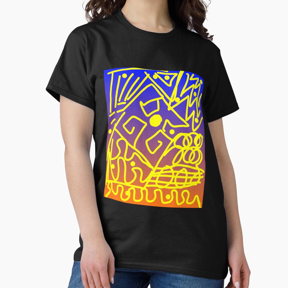 Modern abstract pattern t-shirts by UnshieldArt Hoodie, Sweatshirt | BlankRebels.com (Image 2)