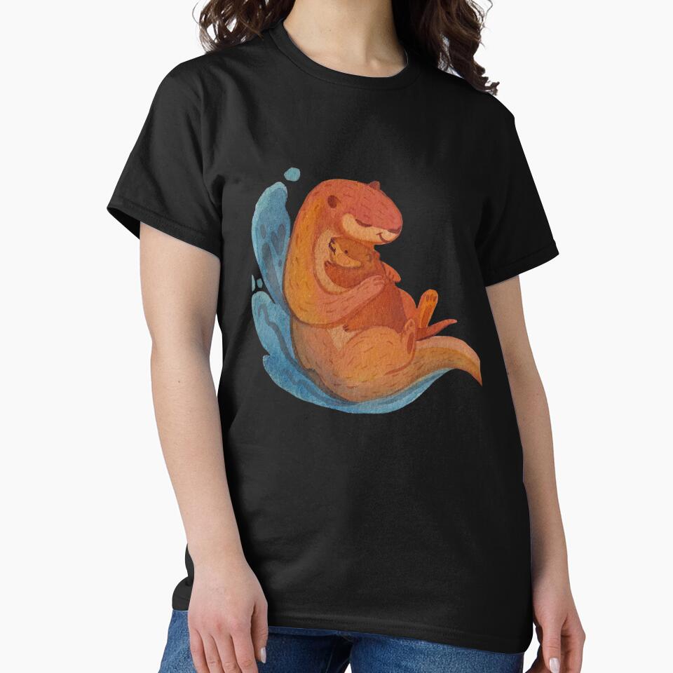 Significant Otters - Otters holding hands by Mateusz Majcherek T-Shirts, Hoodie, Sweatshirt | BlankRebels.com (Image 2)