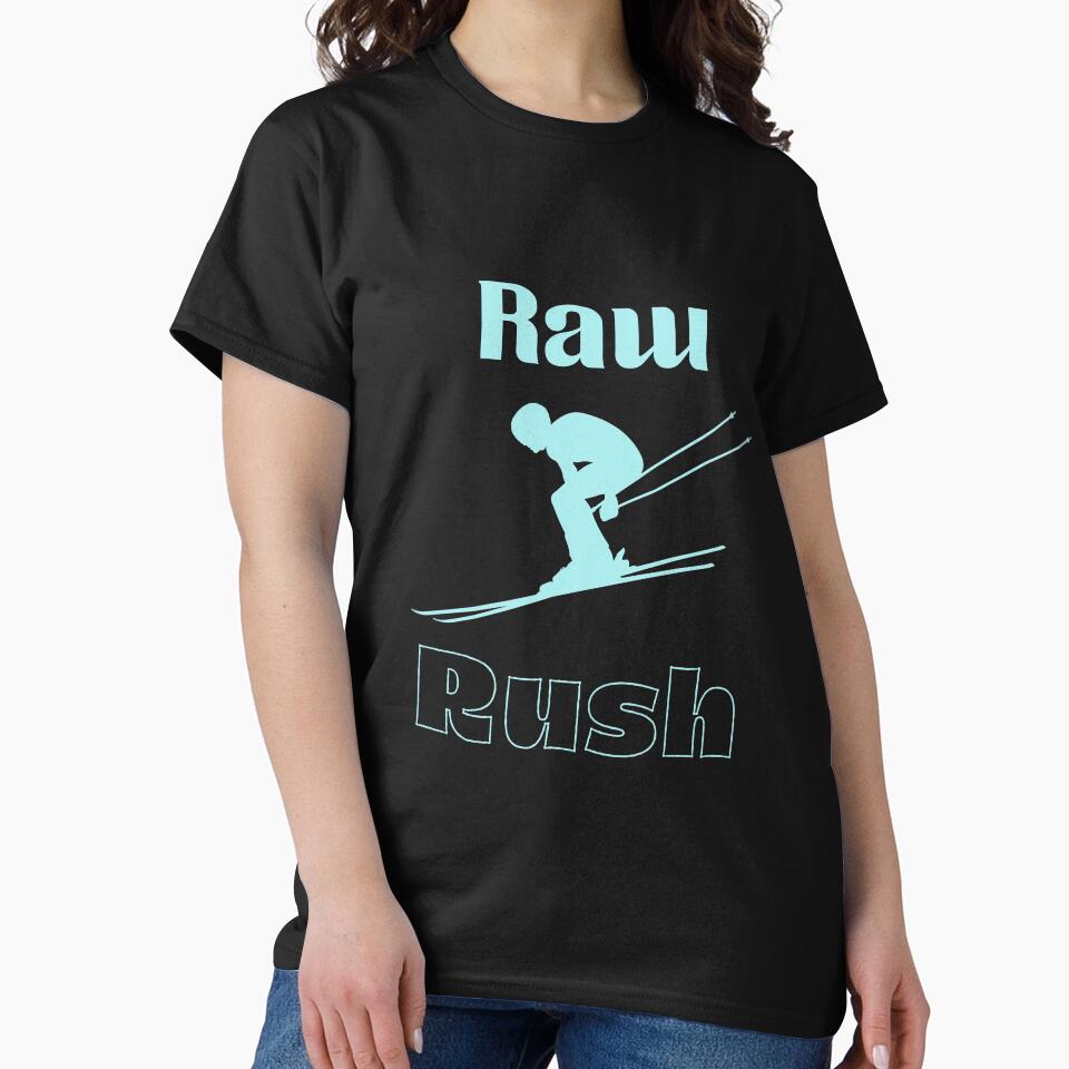 Raw Rush - Skiing by CoolLifeStore T-Shirts, Hoodie, Sweatshirt | BlankRebels.com (Image 2)