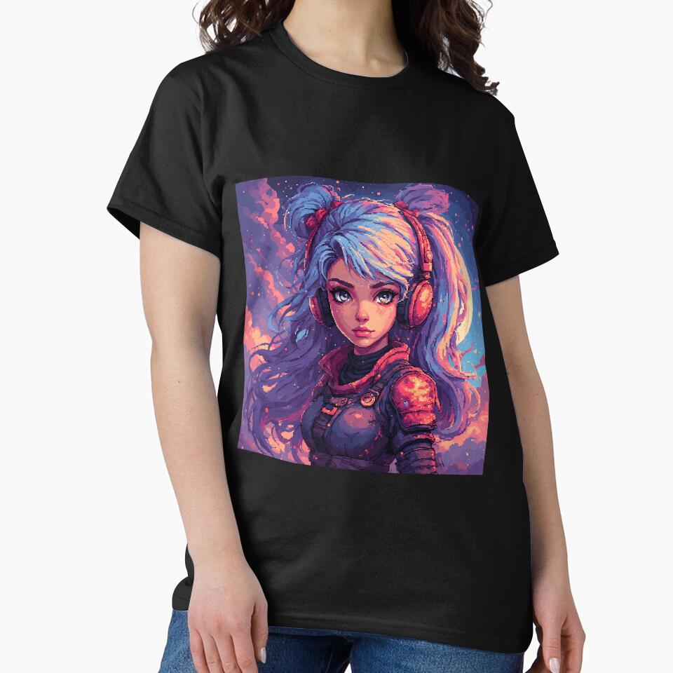 Retro cool Beautiful Girl by jimcaza T-Shirts, Hoodie, Sweatshirt | BlankRebels.com (Image 2)