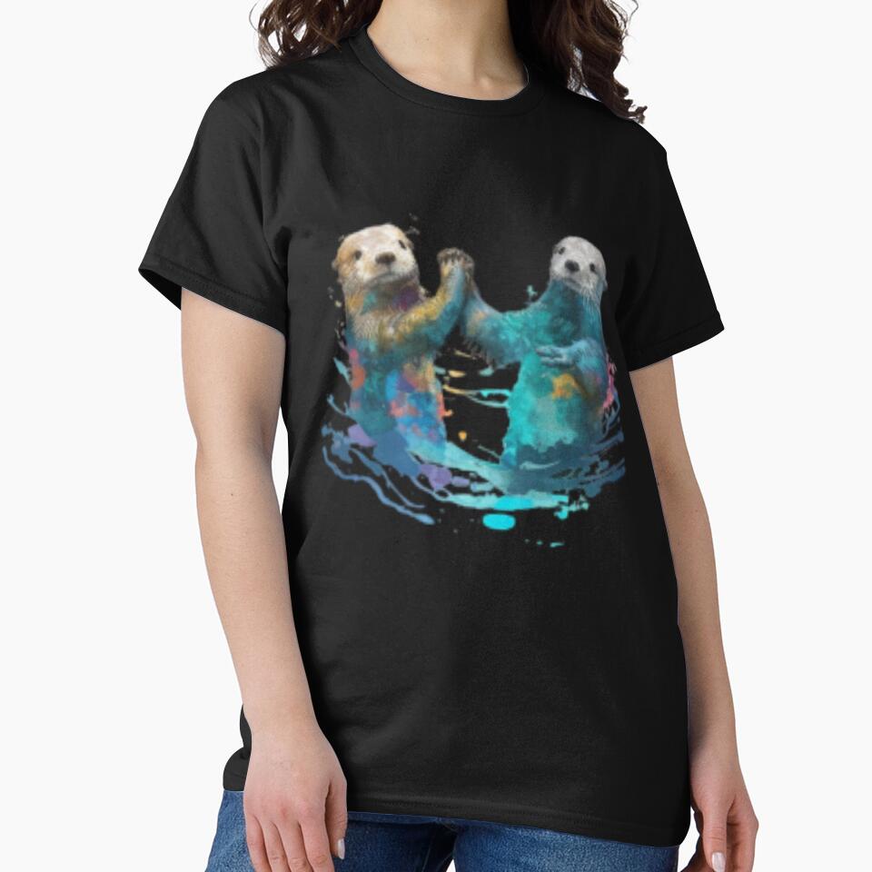 Significant Otters Otters Holding Hands by Unique-for-U T-Shirts, Hoodie, Sweatshirt | BlankRebels.com (Image 2)