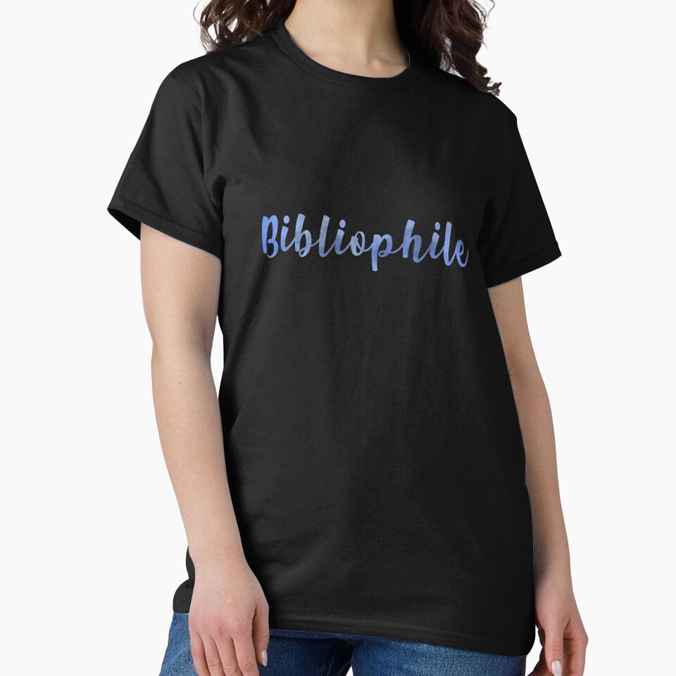 Bibliophile (Blue Version) by LifeandTea T-Shirts, Hoodie, Sweatshirt | BlankRebels.com (Image 2)