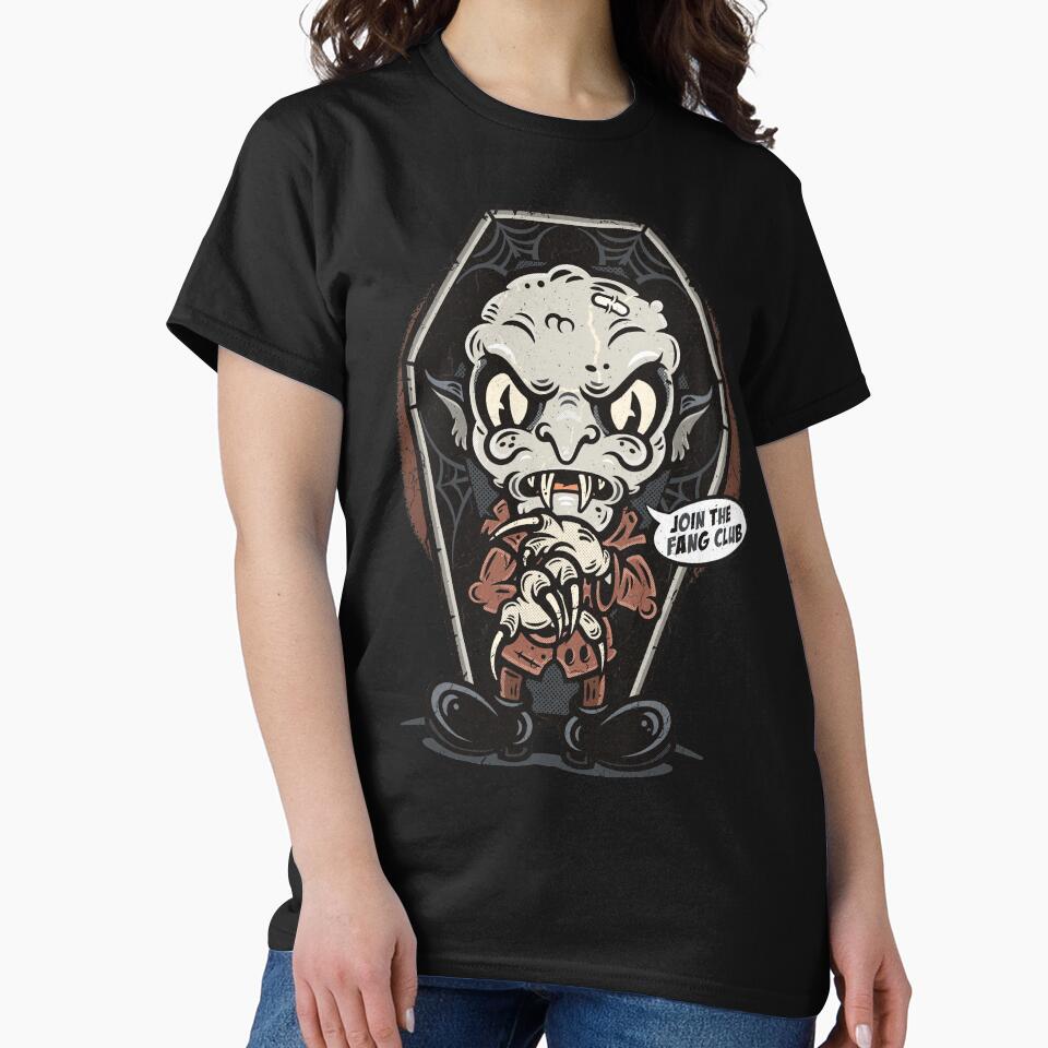 Nosferatu Old 1930s Cartoon Art Vintage Horror Movie Gothic Halloween Vampire by TheGhoulishGarb