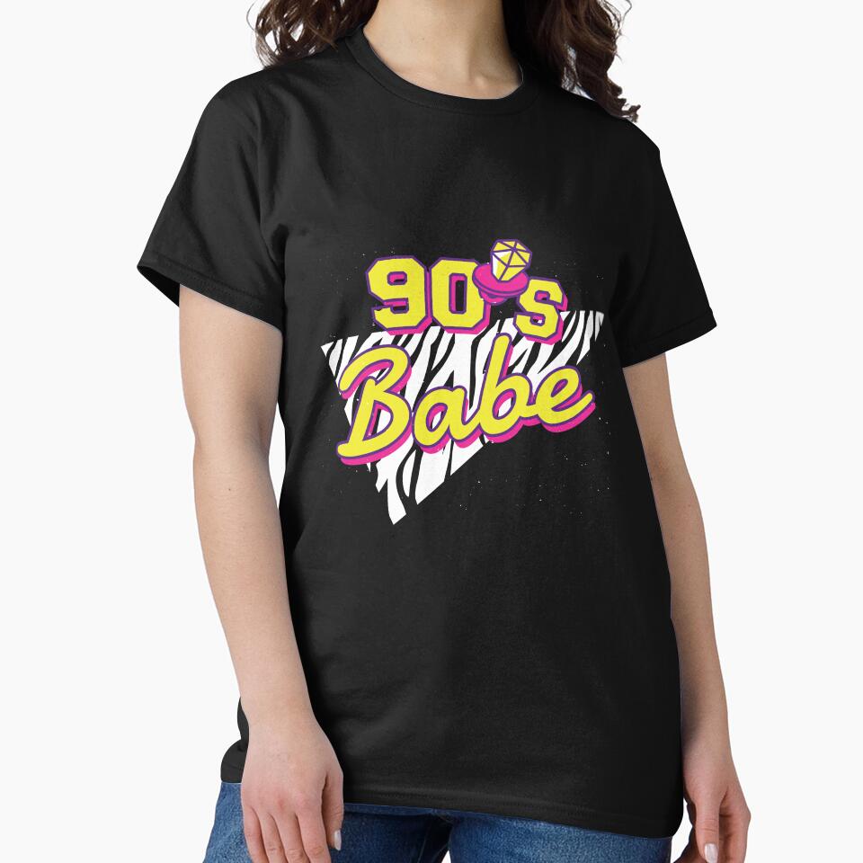 90's Babe - 90s Party Retro Nostalgia by AaaleXX T-Shirts, Hoodie, Sweatshirt | BlankRebels.com (Image 2)