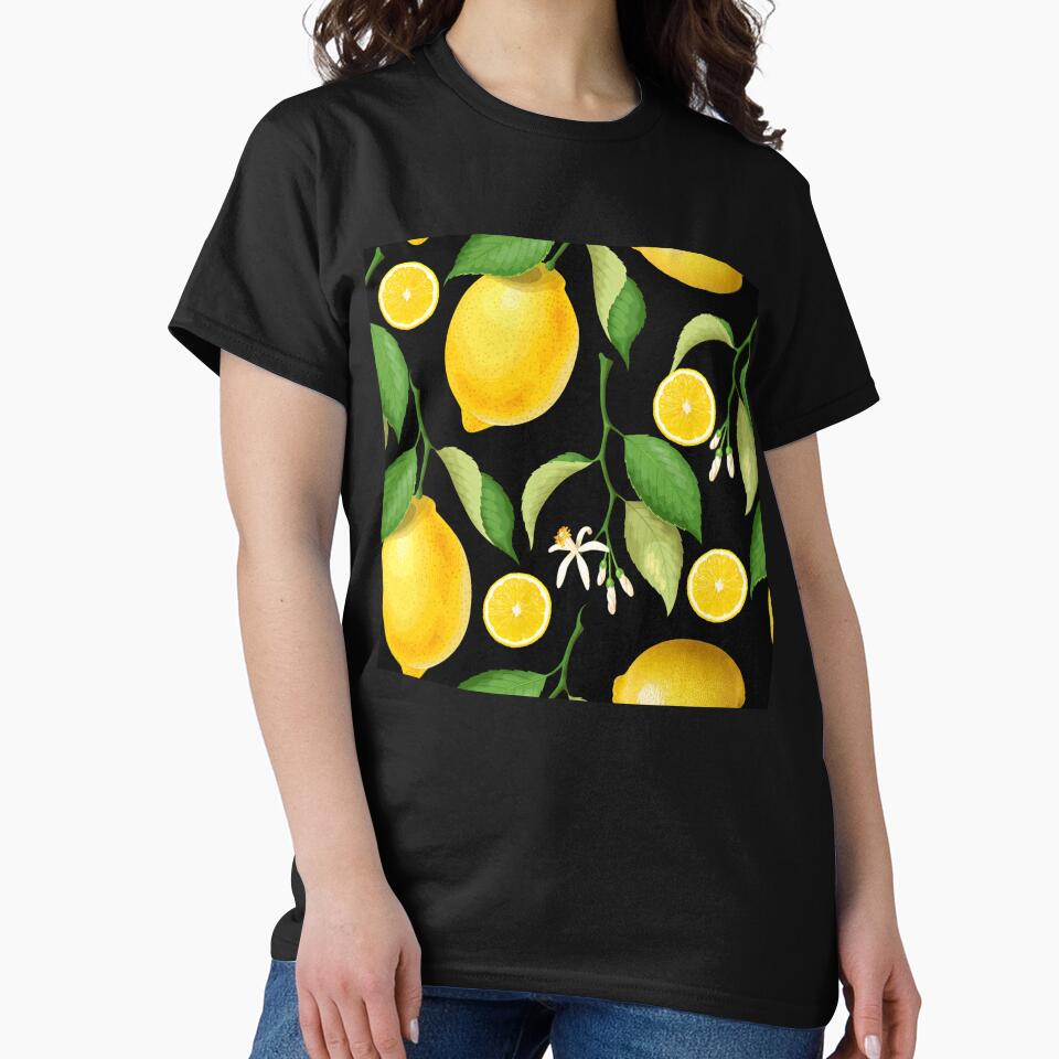 Lemon Pattern by virilamissa T-Shirts, Hoodie, Sweatshirt | BlankRebels.com (Image 2)