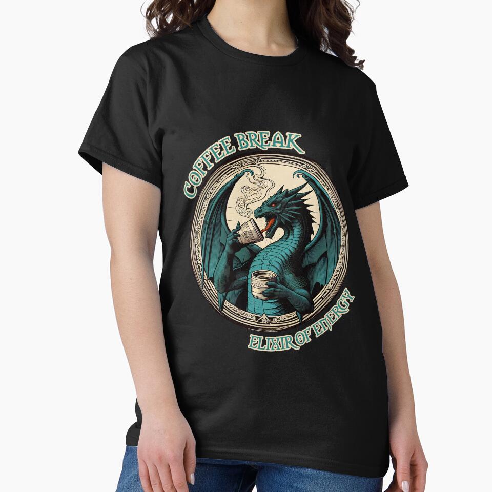Coffee break - elixir of energy rpg by MysticVault T-Shirts, Hoodie, Sweatshirt | BlankRebels.com (Image 2)