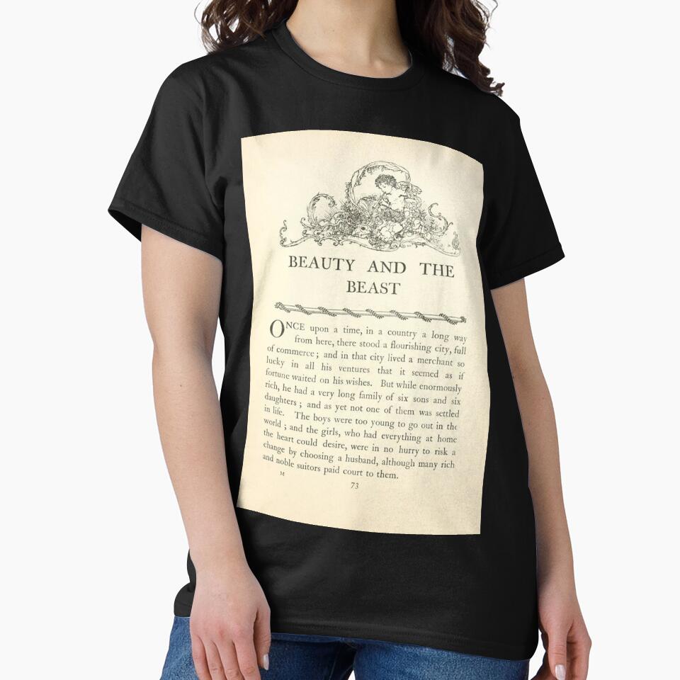 beauty and the beast vintage page by Alter-Idem T-Shirts, Hoodie, Sweatshirt | BlankRebels.com (Image 2)