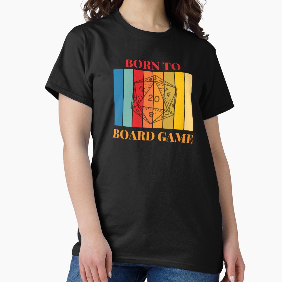 Rainbow Born To Board Game by gamenighttees T-Shirts, Hoodie, Sweatshirt | BlankRebels.com (Image 2)