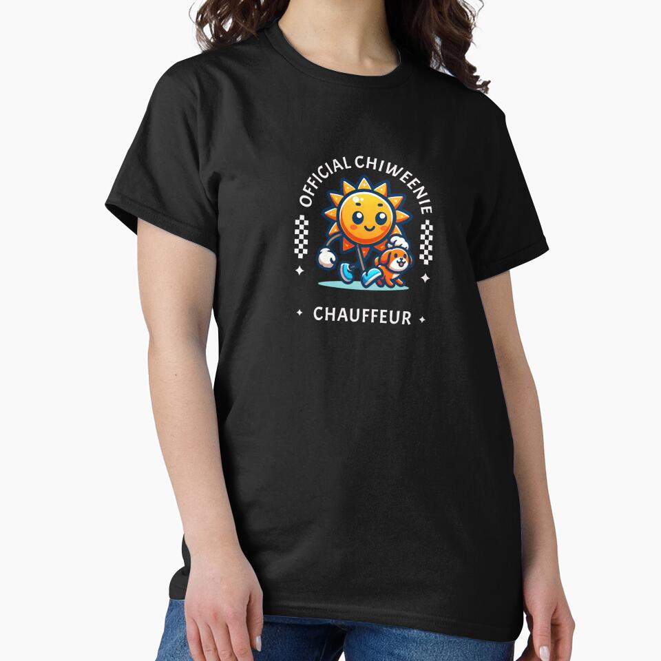 Official Chiweenie Chauffeur by Aurathreads2 T-Shirts, Hoodie, Sweatshirt | BlankRebels.com (Image 2)