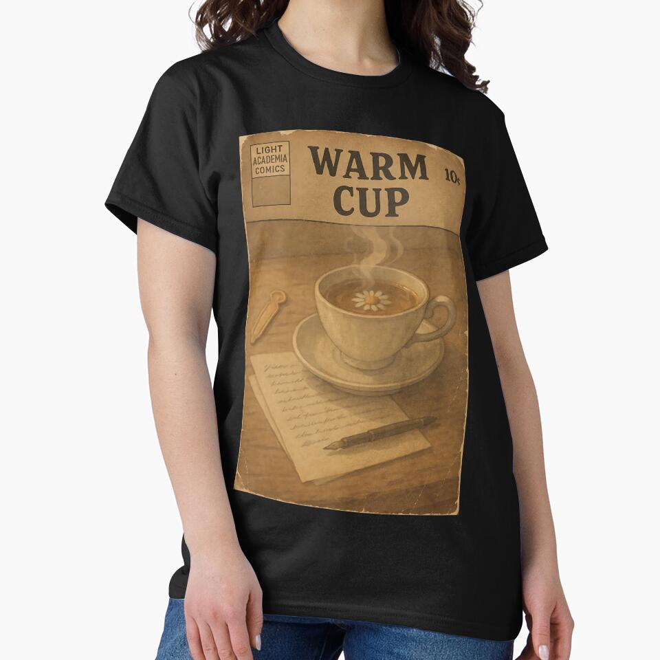 Soft Light Academia: Warm Cup T-Shirts, Hoodie, Sweatshirt