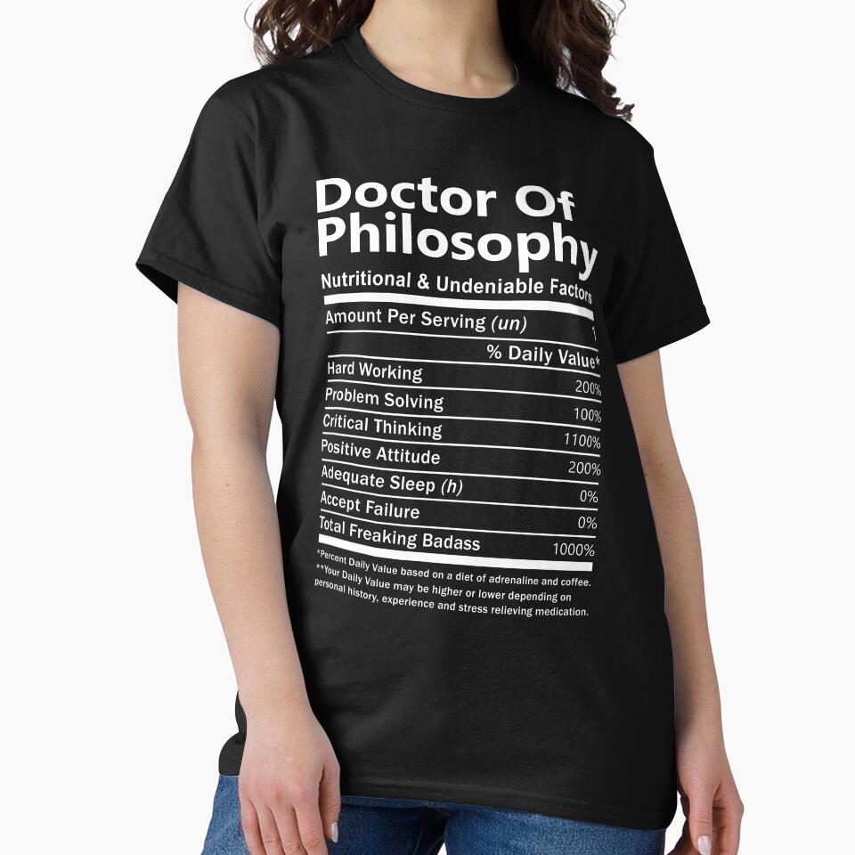 Doctor Of Philosophy by vanejamofedau T-Shirts, Hoodie, Sweatshirt | BlankRebels.com (Image 2)