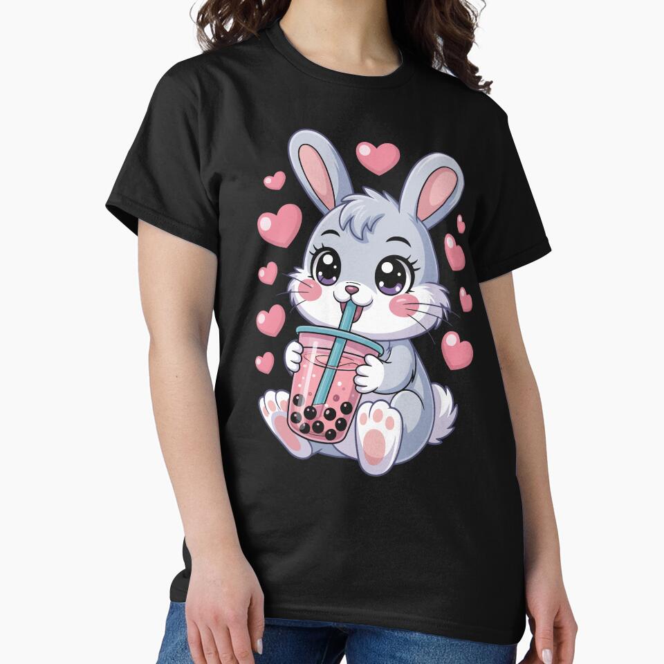 bunny and bubble tea by jkrphoto T-Shirts, Hoodie, Sweatshirt | BlankRebels.com (Image 2)