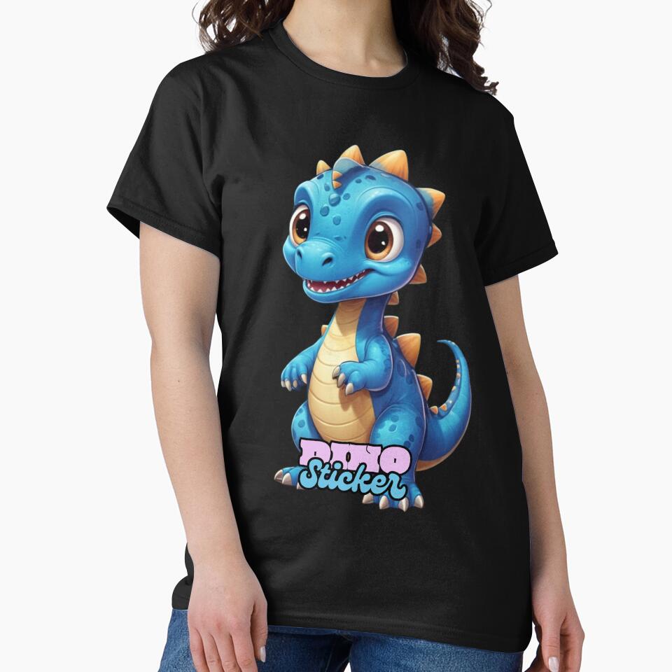 Dino Sticker by KIDS-PRINTS T-Shirts, Hoodie, Sweatshirt | BlankRebels.com (Image 2)