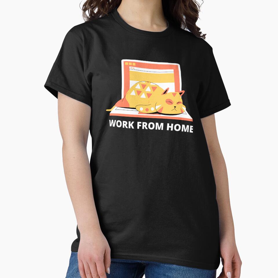 Work From Home Cat by Kokumber Creations