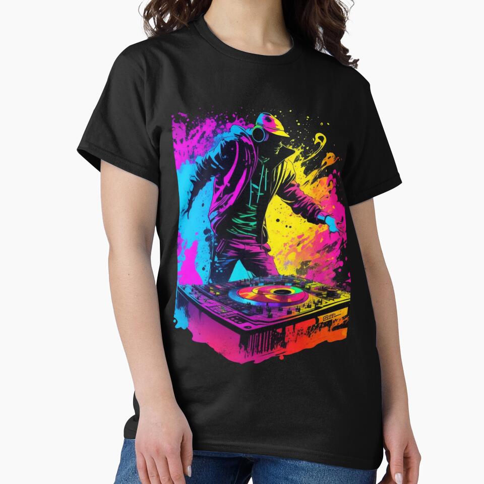 neon dj by Majkel & Majkel T-Shirts, Hoodie, Sweatshirt | BlankRebels.com (Image 2)