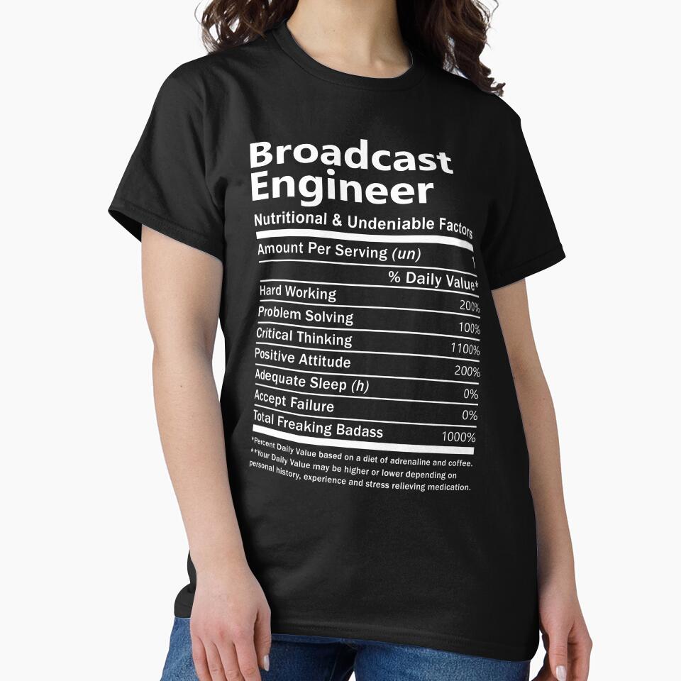 Broadcast Engineer by ginawilliams39 T-Shirts, Hoodie, Sweatshirt | BlankRebels.com (Image 2)