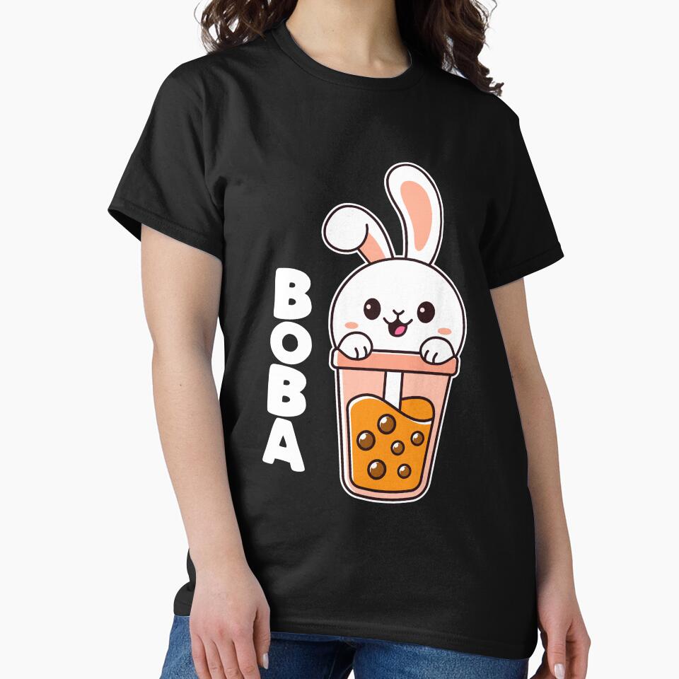 Bunny Boba Tea Kawaii Rabbit Bubble Tea by LittleArij