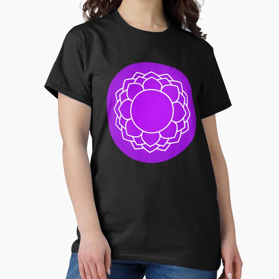 Reiki Crown Sahasrara Chakra by Working Pajama T-Shirts, Hoodie, Sweatshirt | BlankRebels.com (Image 2)