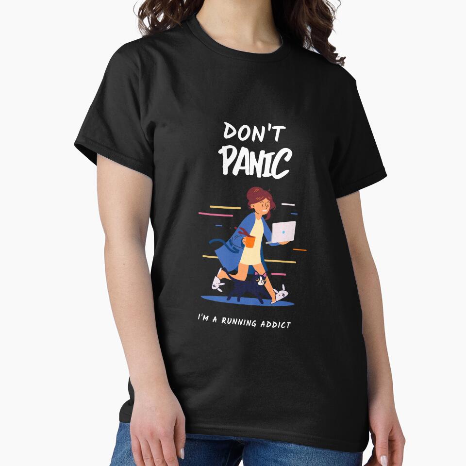 Don't panic, I'm a running addict by Danylo14 T-Shirts, Hoodie, Sweatshirt | BlankRebels.com (Image 2)