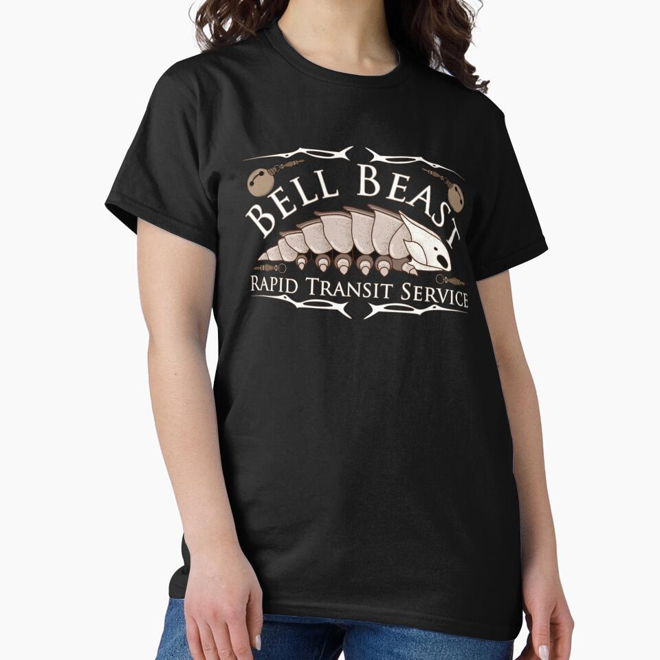 Bell Beast Rapid Transit Service - Hollow Knight: Silksong by Shirt Shogun Hoodie, Sweatshirt | BlankRebels.com (Image 2)