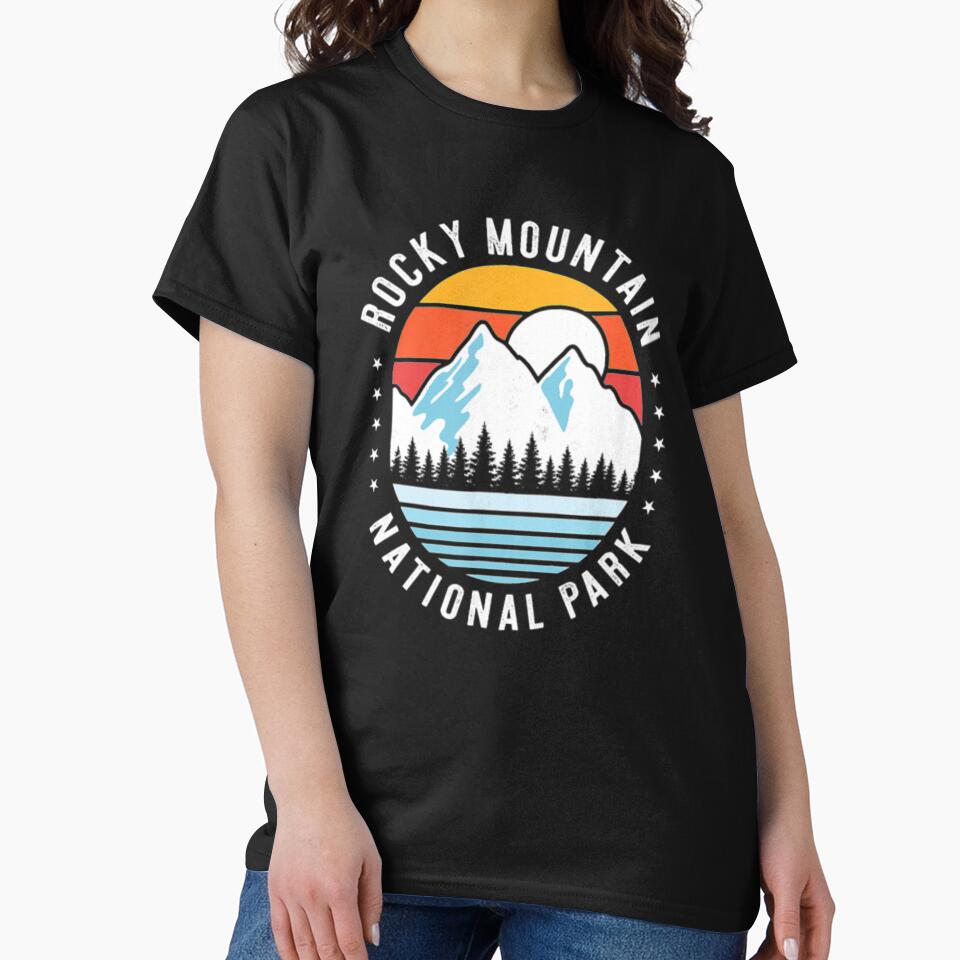 Rocky Mountain National Park Retro Hiking Funny Tshirt by Clavitaps Hoodie, Sweatshirt | BlankRebels.com (Image 2)