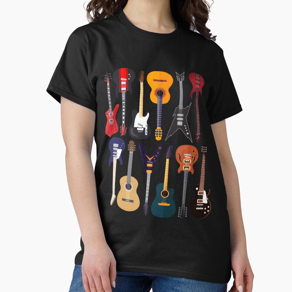Musician – Different Types Of Guitar by kxnzxkwhtu98 T-Shirts, Hoodie, Sweatshirt | BlankRebels.com (Image 2)
