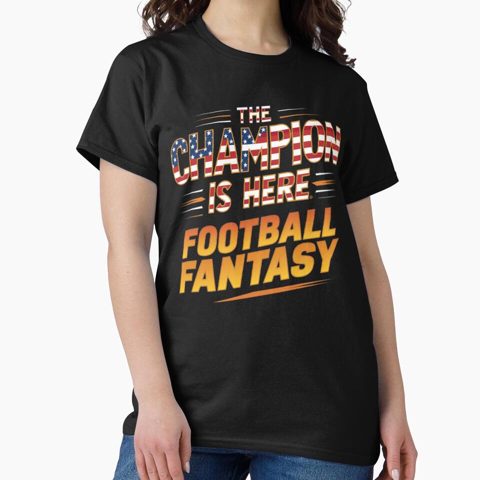 The Champion Is Here USA - Football Fantasy by Dirty-Designs T-Shirts, Hoodie, Sweatshirt | BlankRebels.com (Image 2)