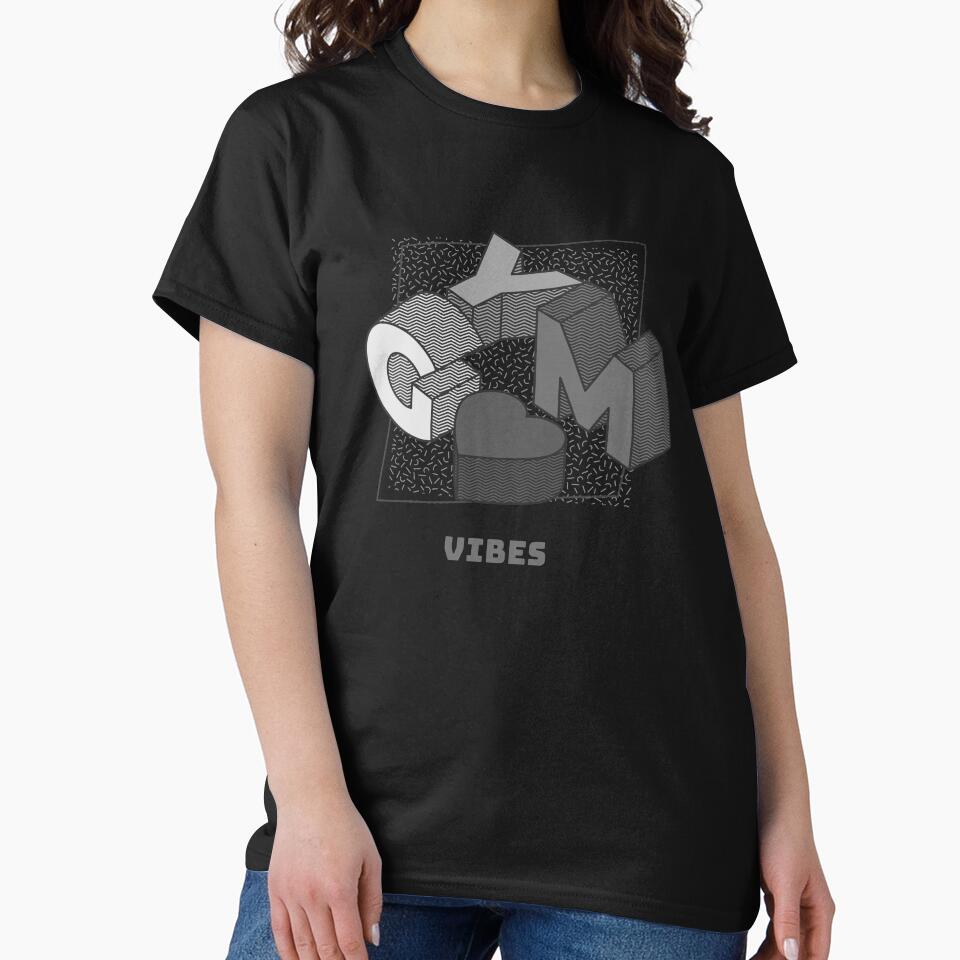GYM Vibes- Isometric Letters by joabaj T-Shirts, Hoodie, Sweatshirt | BlankRebels.com (Image 2)