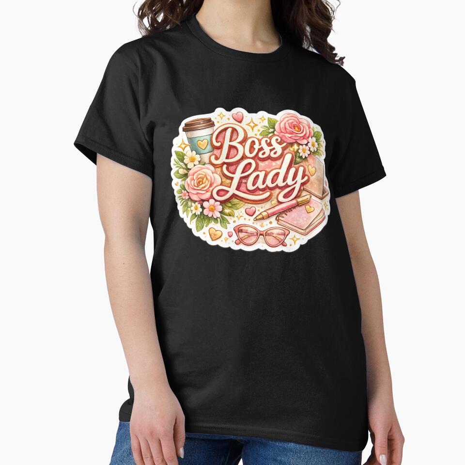 Boss Lady by TessAdventures T-Shirts, Hoodie, Sweatshirt | BlankRebels.com (Image 2)