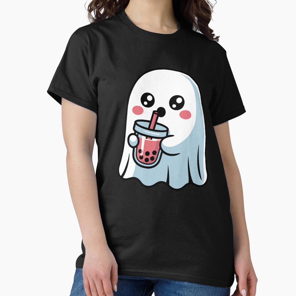 ghost and  bubble tea by jkrphoto T-Shirts, Hoodie, Sweatshirt | BlankRebels.com (Image 2)