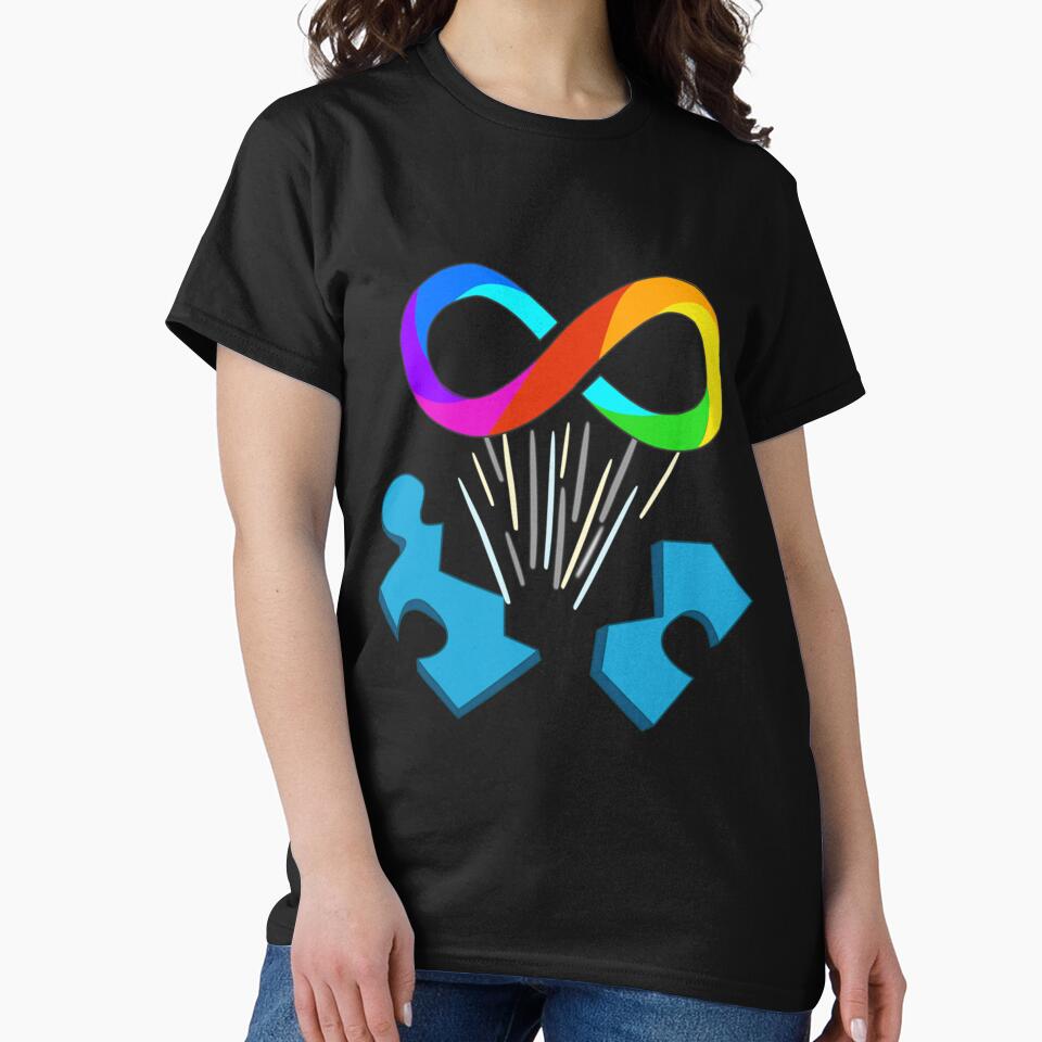 Autism Acceptance - Infinity sign by hoiurara T-Shirts, Hoodie, Sweatshirt | BlankRebels.com (Image 2)
