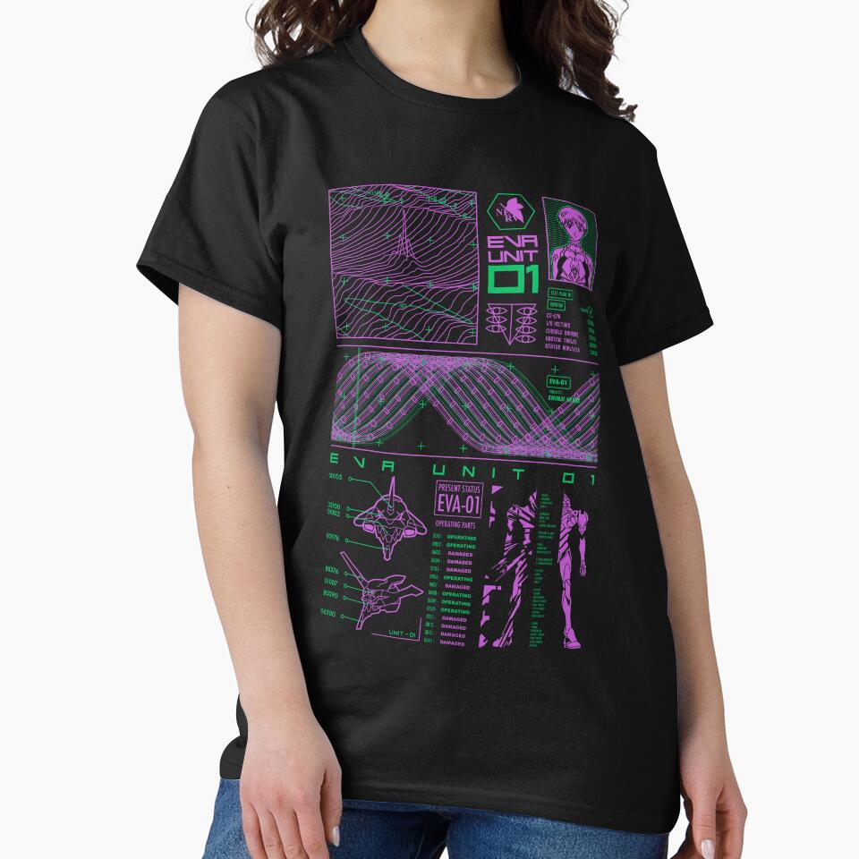 476 Eva Interface 01 by Yexart T-Shirts, Hoodie, Sweatshirt | BlankRebels.com (Image 2)