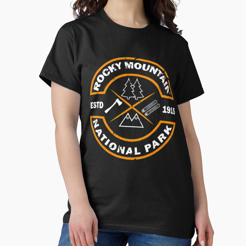 Rocky Mountain Colorado National Park 1915 Tshirt by Clavitaps Hoodie, Sweatshirt | BlankRebels.com (Image 2)