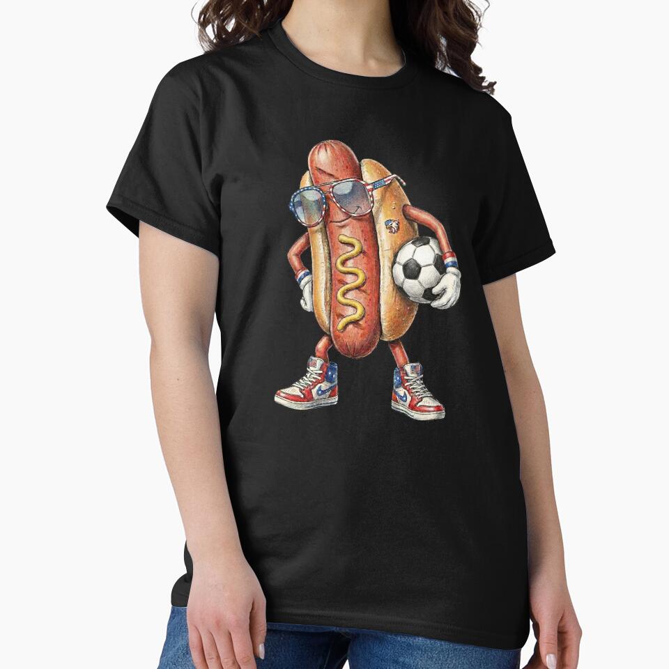 Hot Dog Soccer Player by Roy & Tiffany