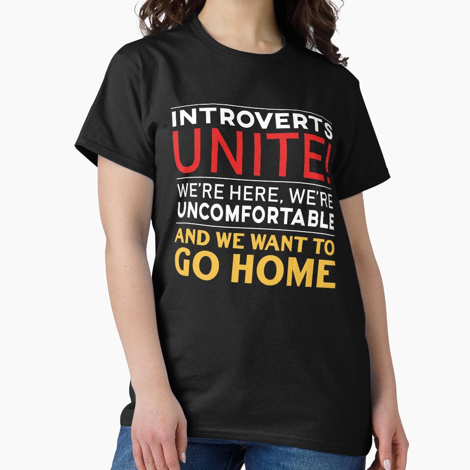 Introvert Funny Introverted Person Quote Political Slogan Parody T-Shirts, Hoodie, Sweatshirt