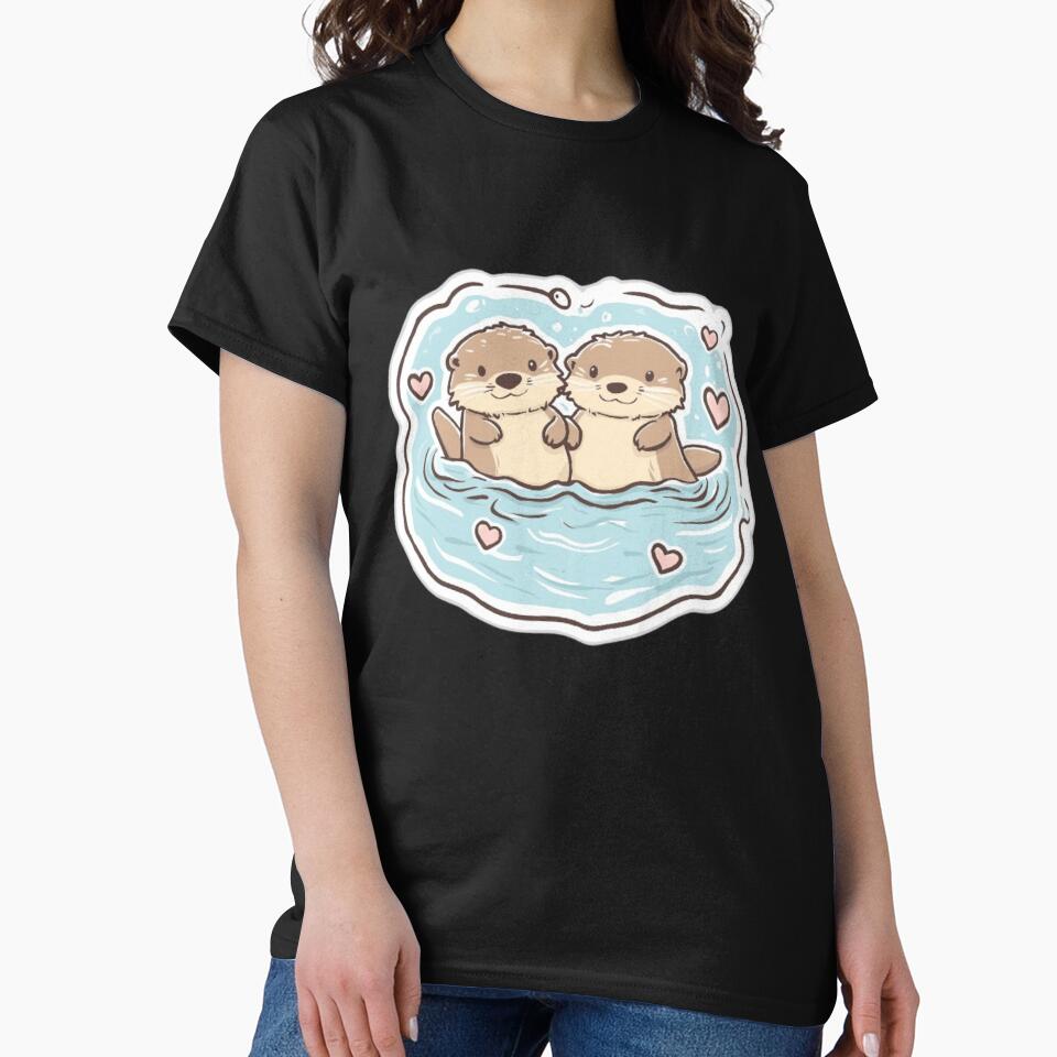Adorable Otters by 2Shooze T-Shirts, Hoodie, Sweatshirt | BlankRebels.com (Image 2)