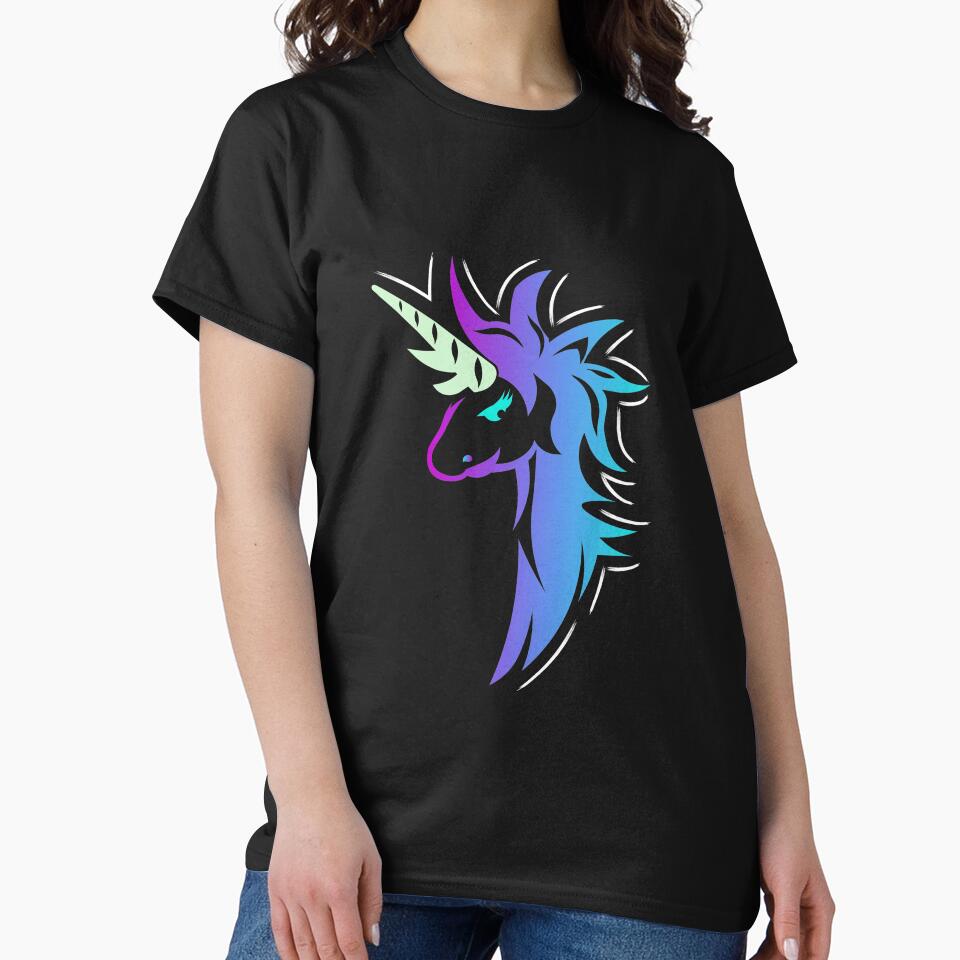 Metallic Unicorn by Finwears T-Shirts, Hoodie, Sweatshirt | BlankRebels.com (Image 2)