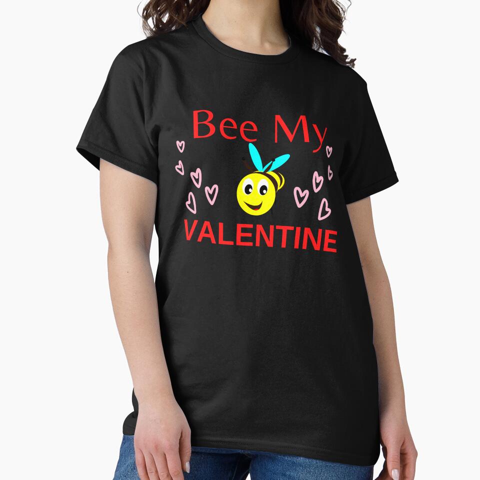 Bee My Valentine by LaceRenee T-Shirts, Hoodie, Sweatshirt | BlankRebels.com (Image 2)