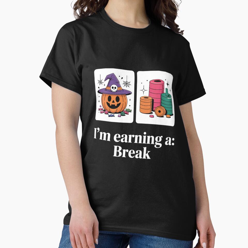 First Spooky Then Occupational Therapy Im Earning A Break by khorbiasieno T-Shirts, Hoodie, Sweatshirt (Image 2)