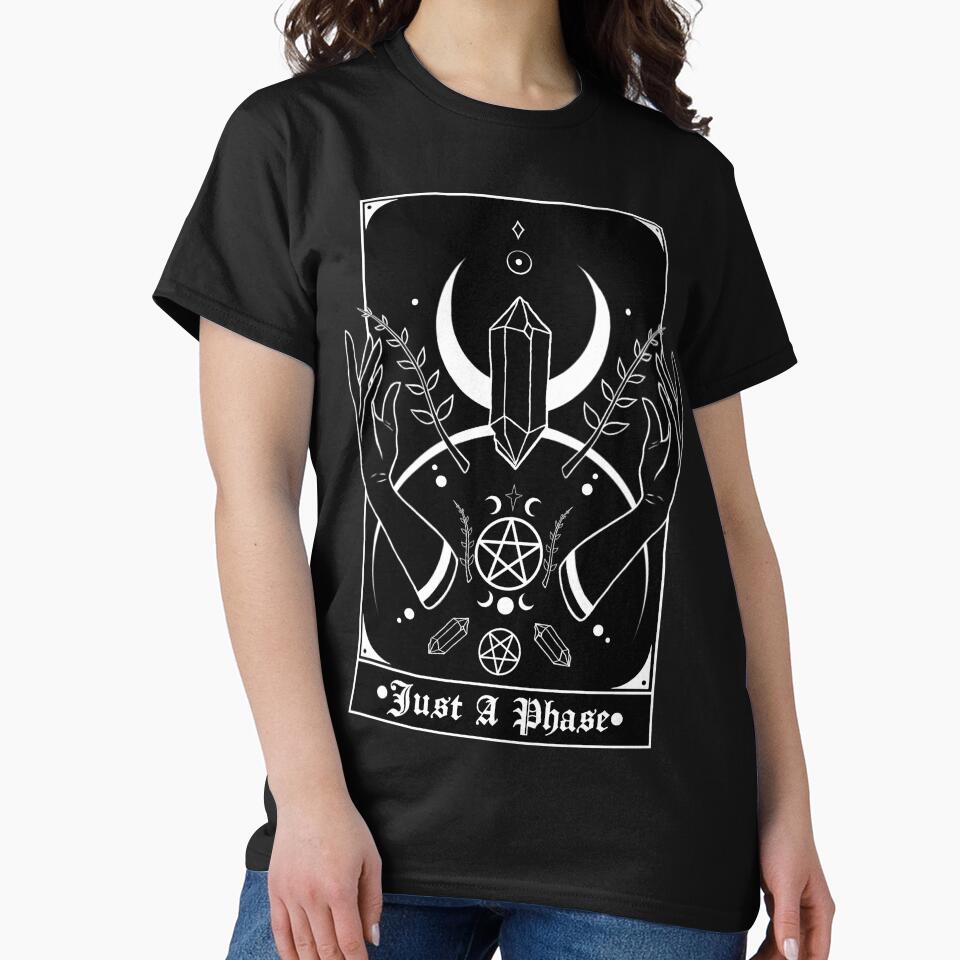 Just a Phase (Black) by CoffinBoneArt T-Shirts, Hoodie, Sweatshirt | BlankRebels.com (Image 2)